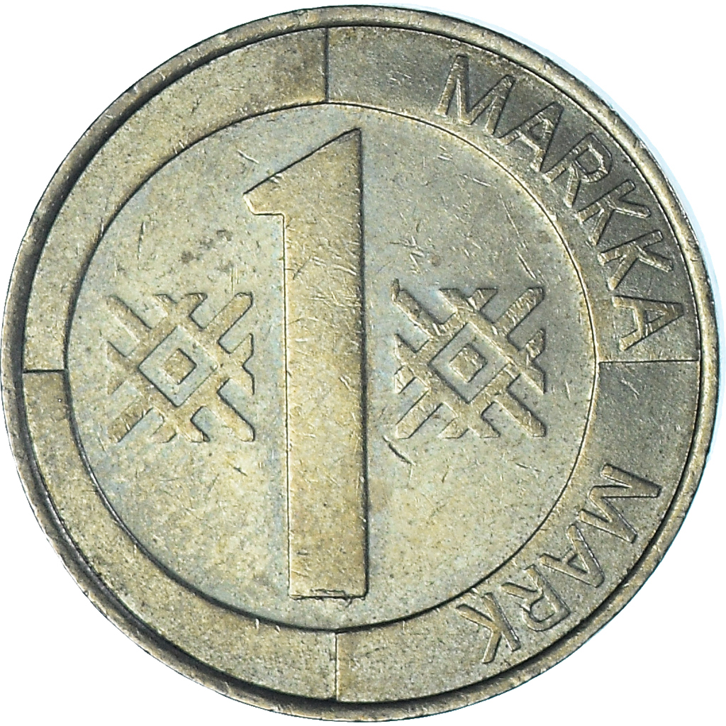Coin, Finland, Markka, 1993