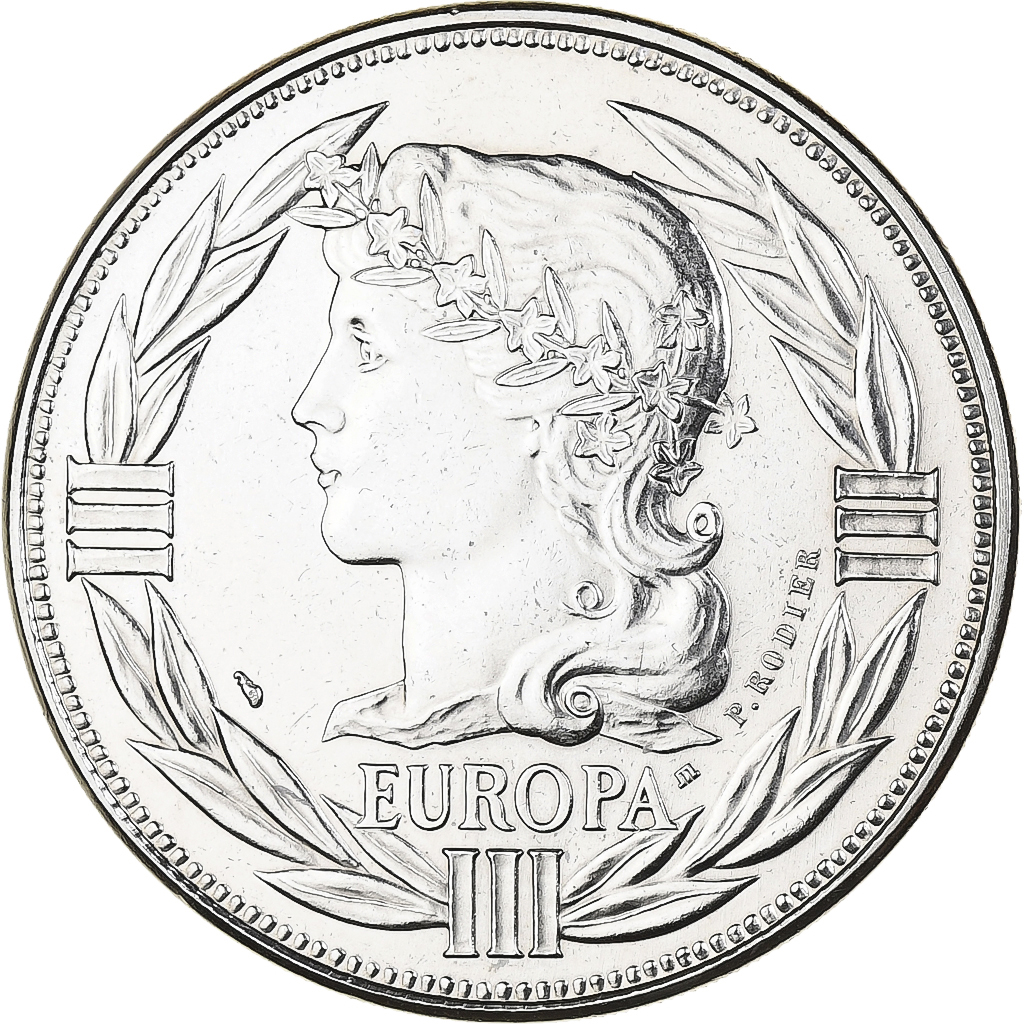 France, Medal, Ecu Europa, 1987, MDP, Copper-nickel, Rodier, 