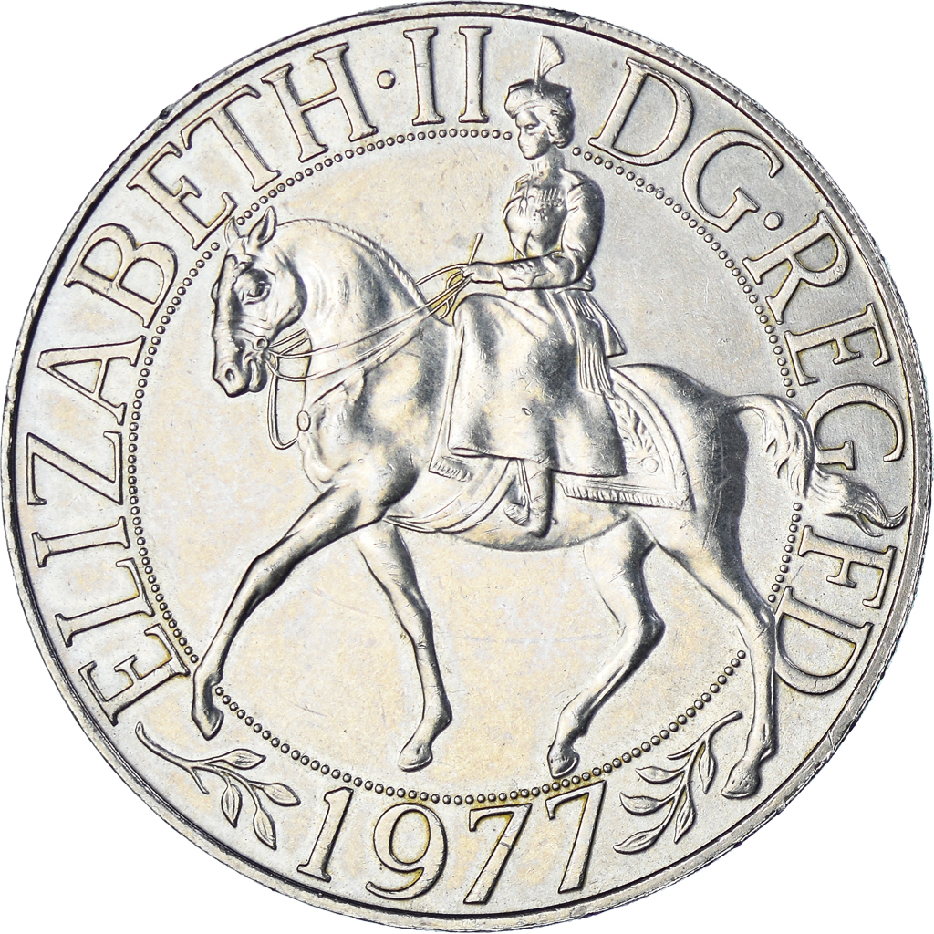 Great Britain, Crown, 1977