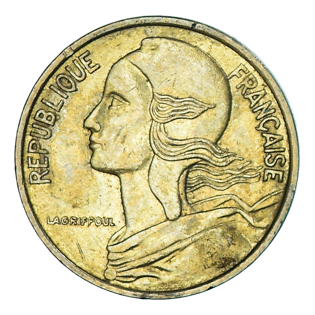 Coin, France, 5 Centimes, 1984