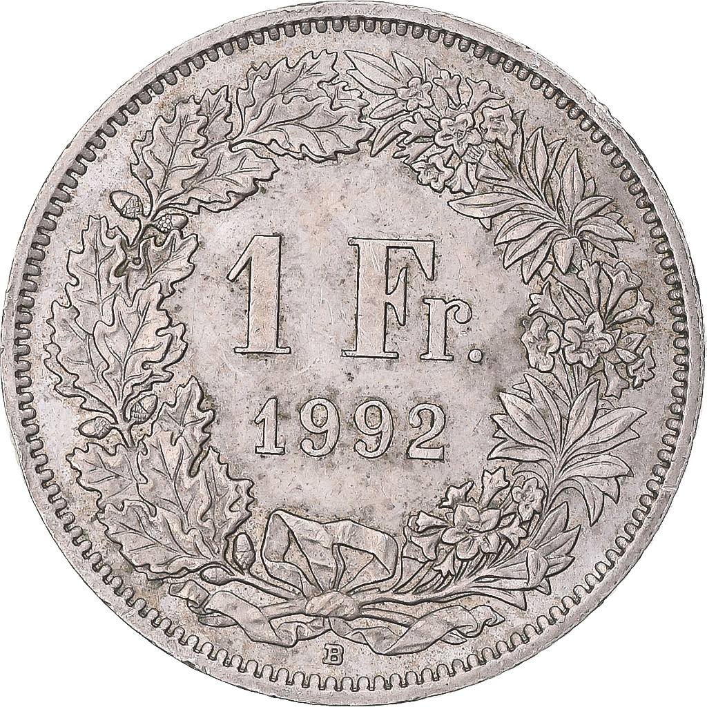 Switzerland, Franc, 1992