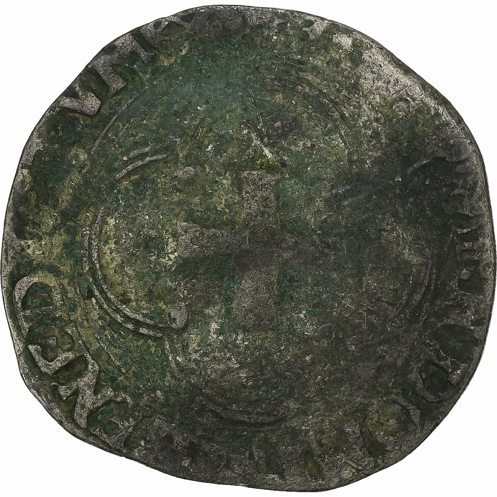 France, François Ier, Douzain à la croisette, 1515-1547, Troyes, Silver