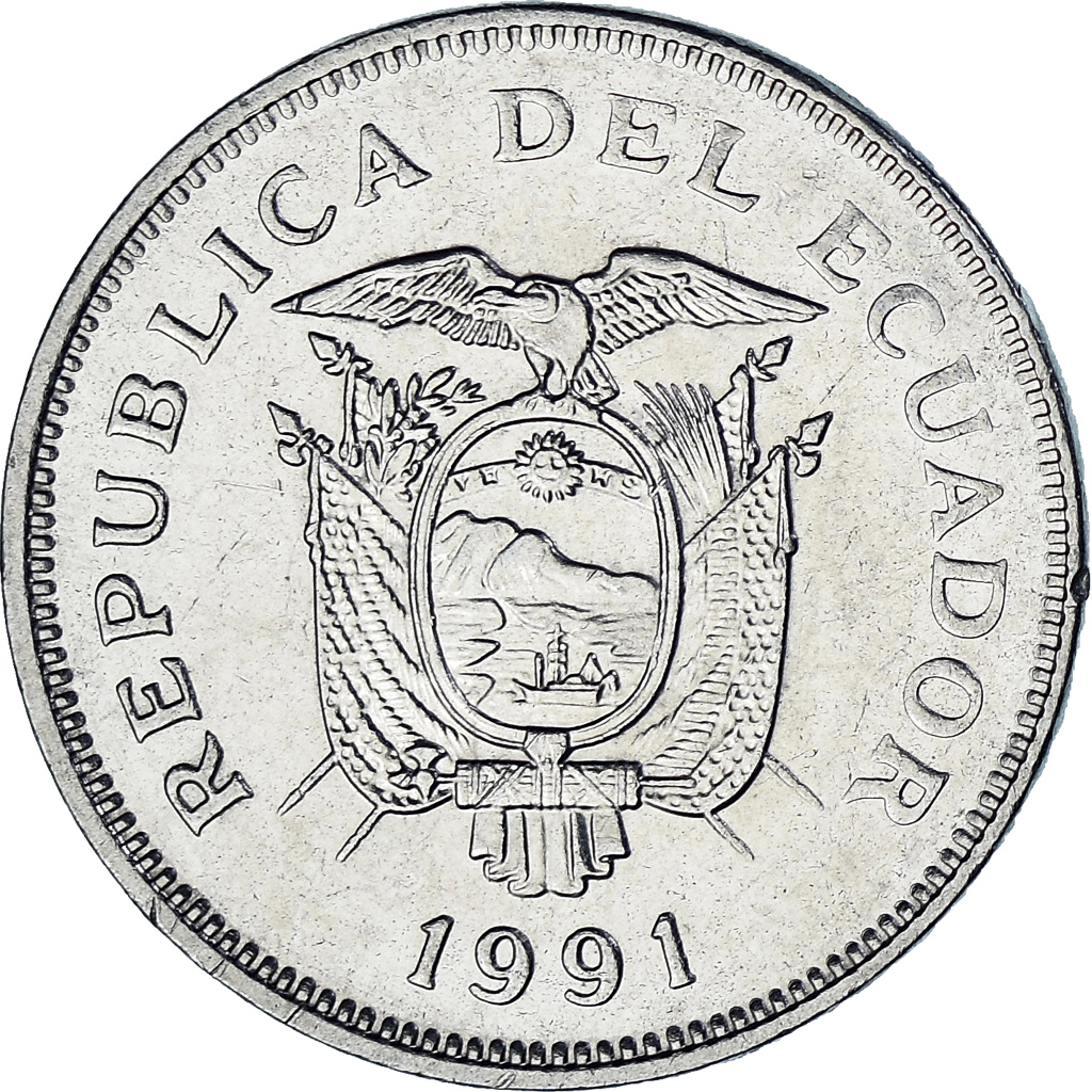 Ecuador, 20 Sucres, 1991