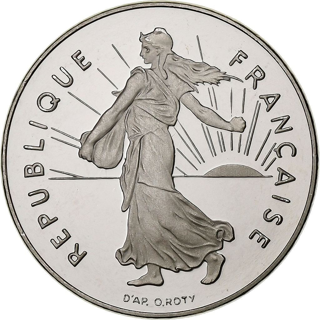 France, 1 Franc, Semeuse, 2000, MDP, Proof, Nickel, 