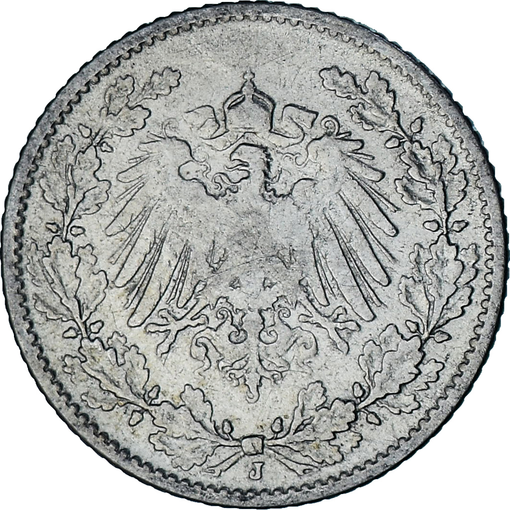 Germany, 1/2 Mark, 1906