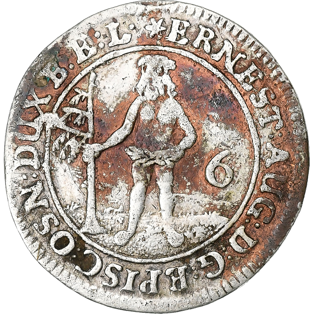 Duchy of Brunswick-Lüneburg, Ernst August, 6 Mariengroschen, 1689, Silver