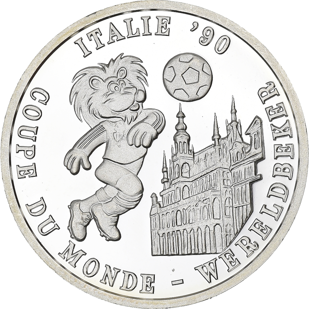 Belgium, Token, Worldcup 1990 in Italy, 1990, Silver, 