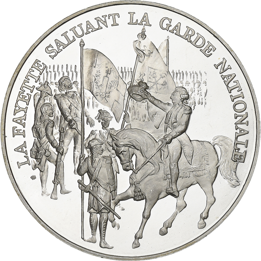 France, Medal, Bicentenaire de la Révolution Française, 1989, Silver, Proof