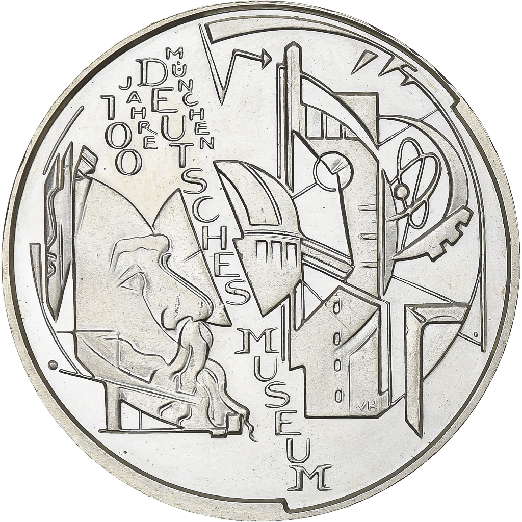 Germany, 10 Euro, German Museum Munich, 2003, Munich, Silver, , KM:225