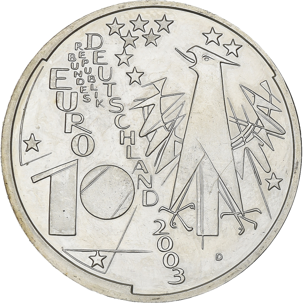 Germany, 10 Euro, German Museum Munich, 2003, Munich, Silver, , KM:225