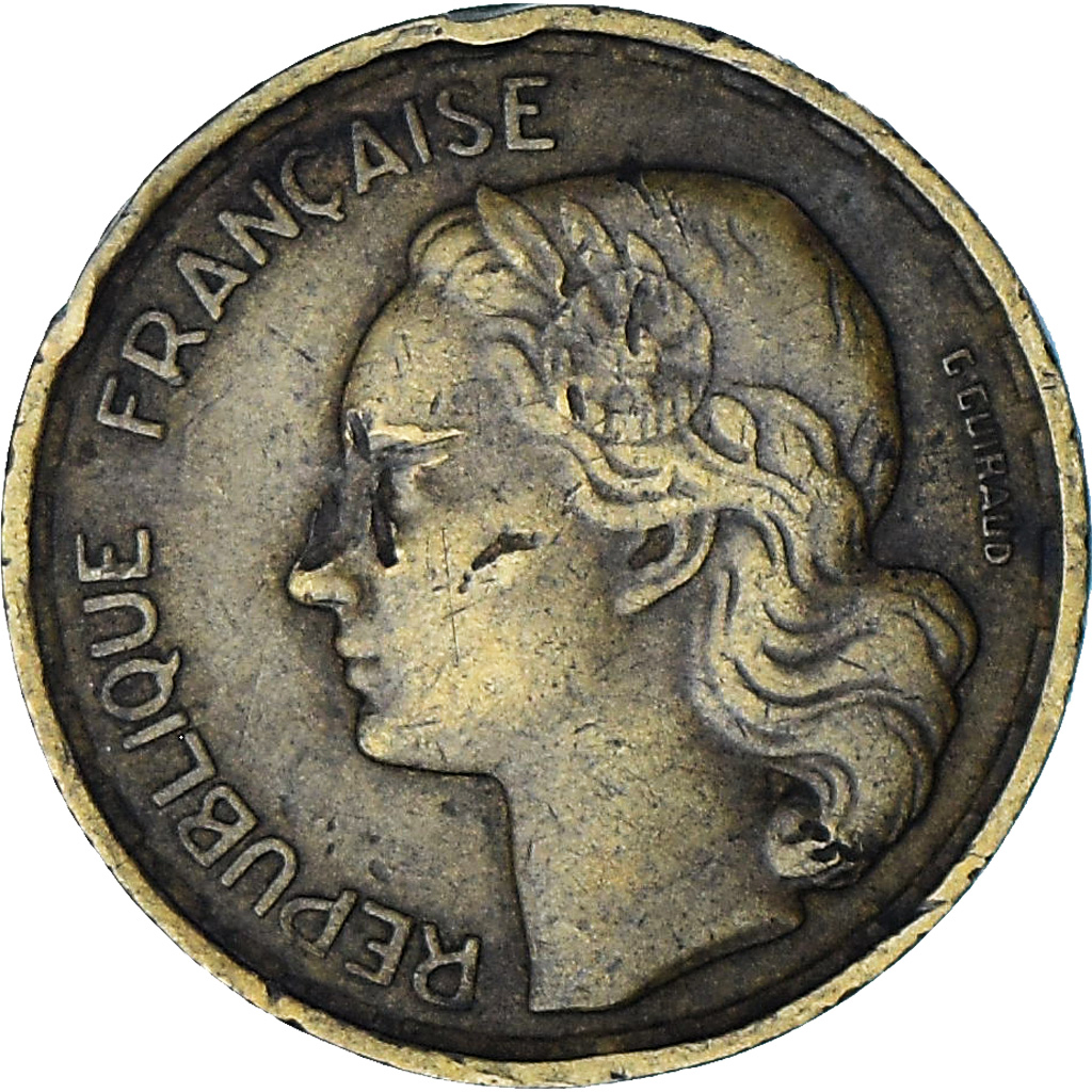 France, 10 Francs, 1954
