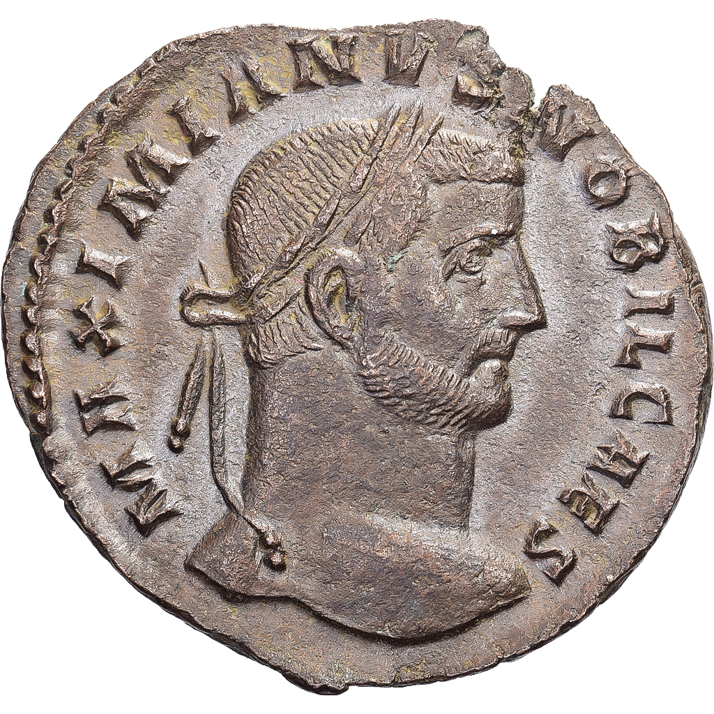 Galerius, Follis, 298-299, Treveri, Bronze, , RIC:343b