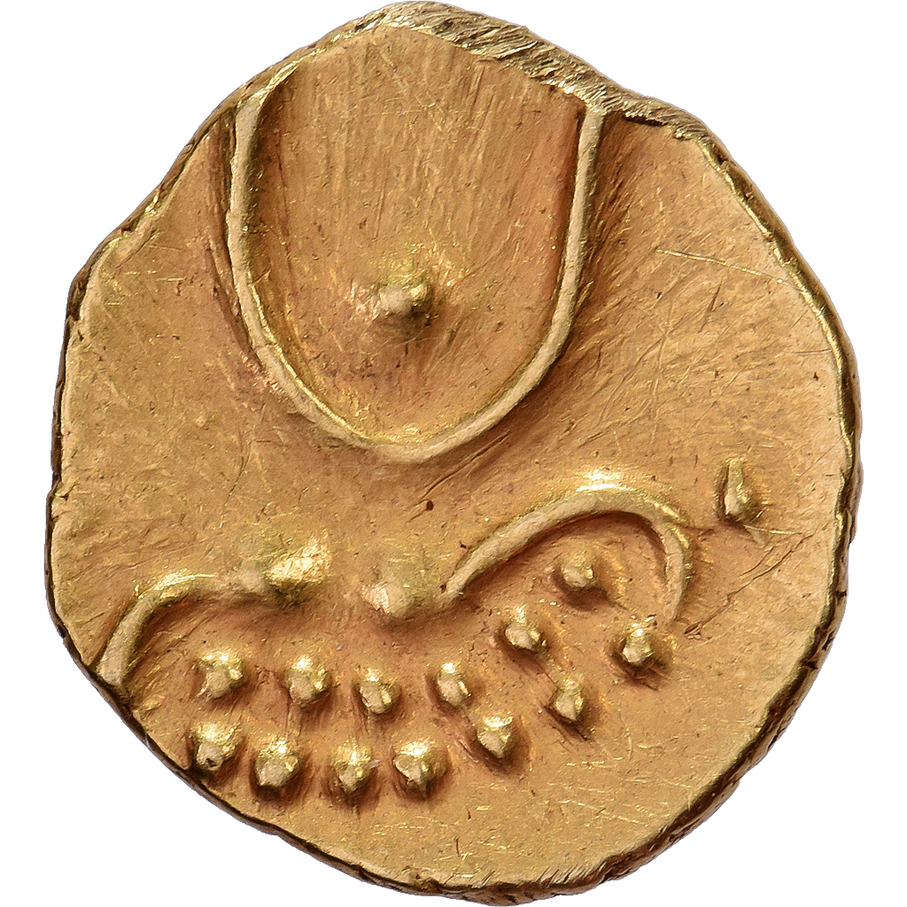 Kingdom of Travancore, Rama Varma V, Viraraya Fanam, 1881, Gold, 