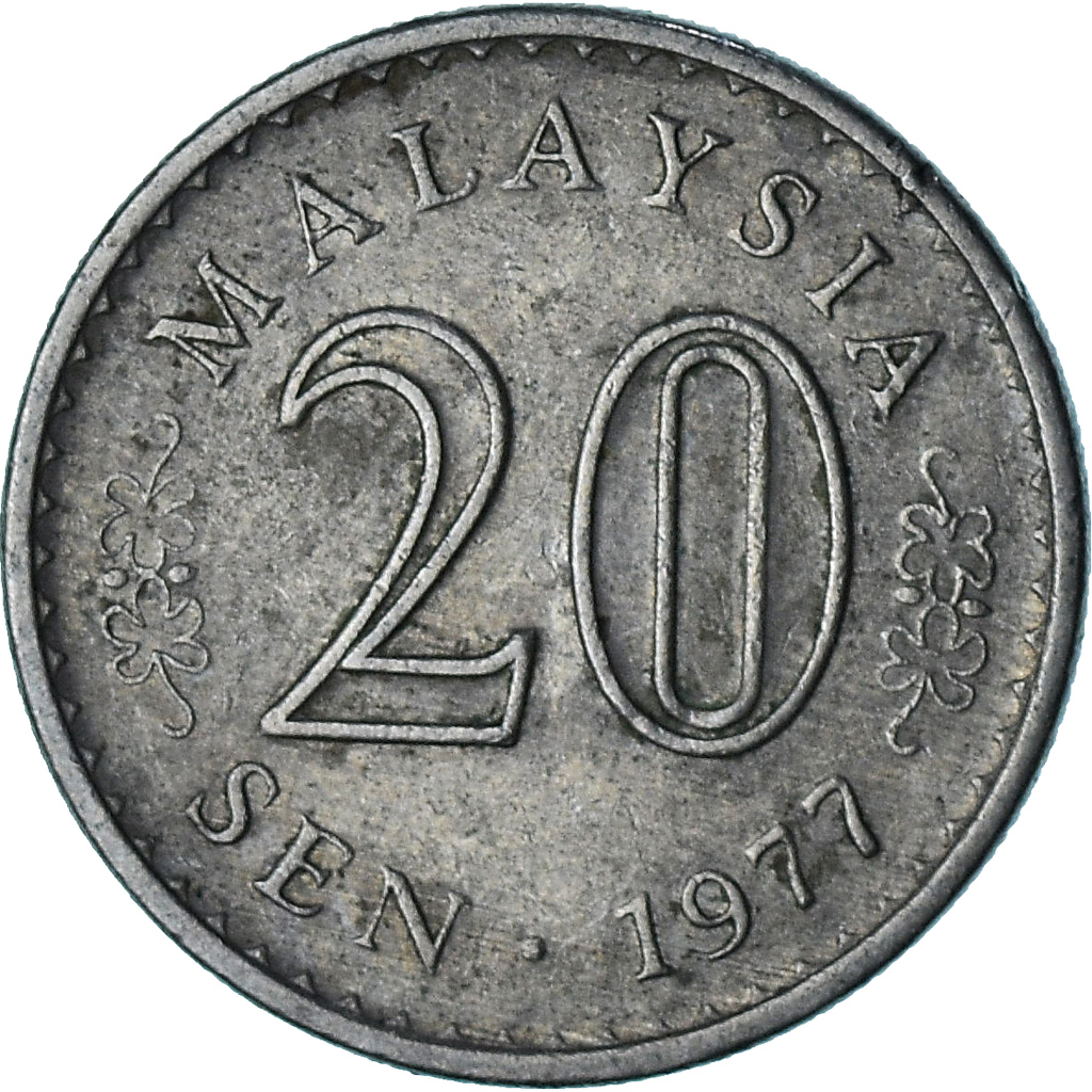 Malaysia, 20 Sen, 1977