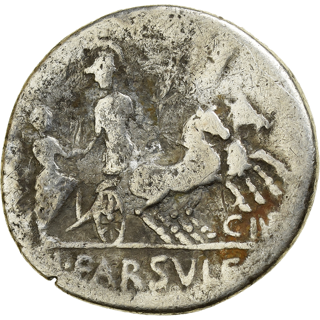 Farsuleia, Denarius, 75 BC, Rome, Silver, , Crawford:392/1b