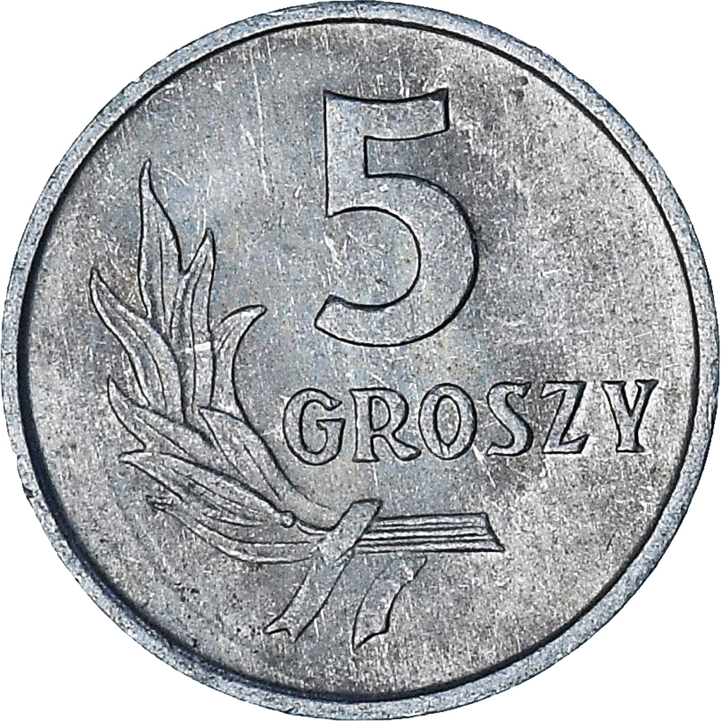 Polska, 5 Groszy, 1962