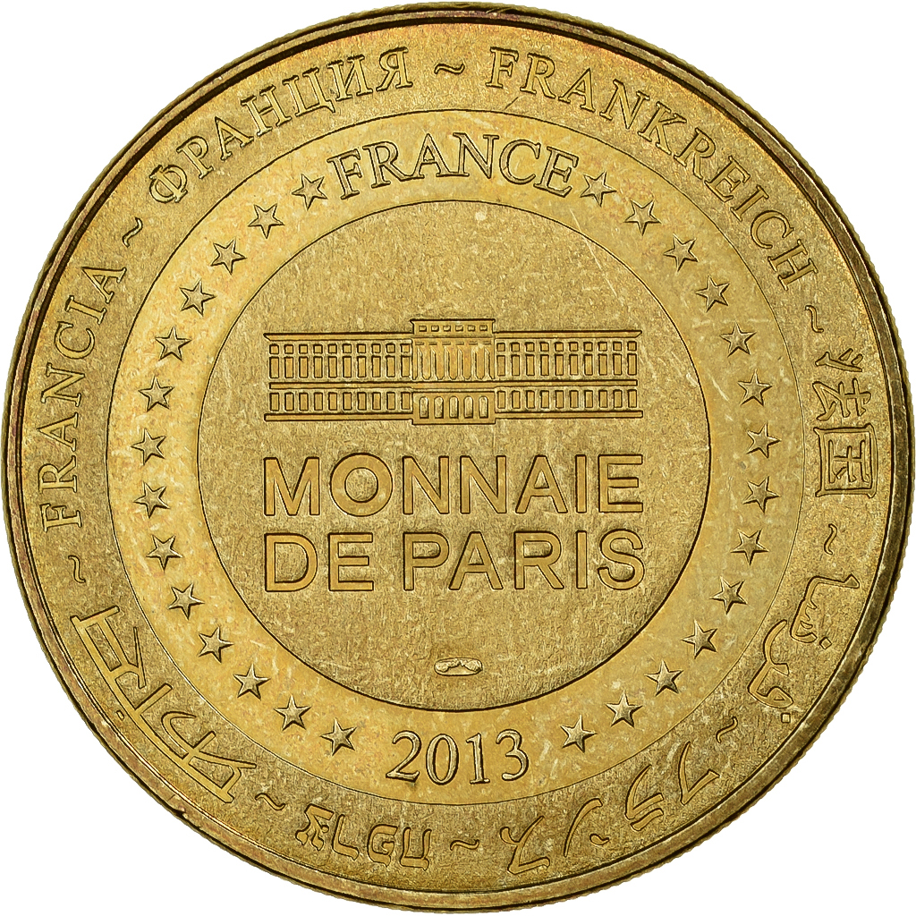 France, Tourist token, Paris- Les Champs Elysées, 2013, MDP, Copper-nickel
