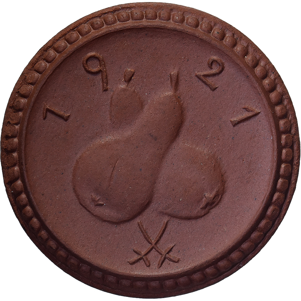 Weimar Republic, Stadt Grünberg, 50 Pfennig, 1921, , Porcelain