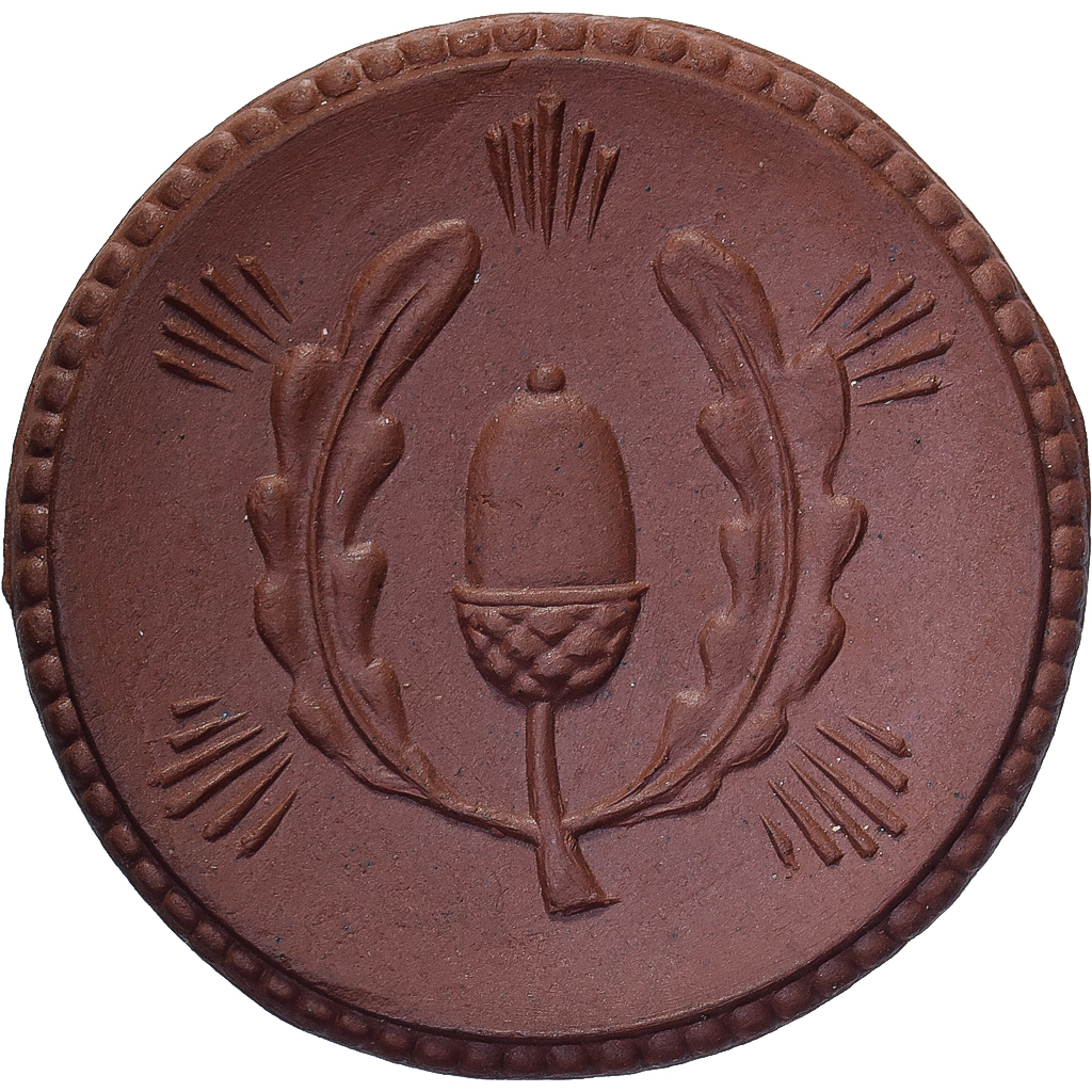 Weimar Republic, Municipality of Weixdorf, 50 Pfennig, 1921, , Porcelain