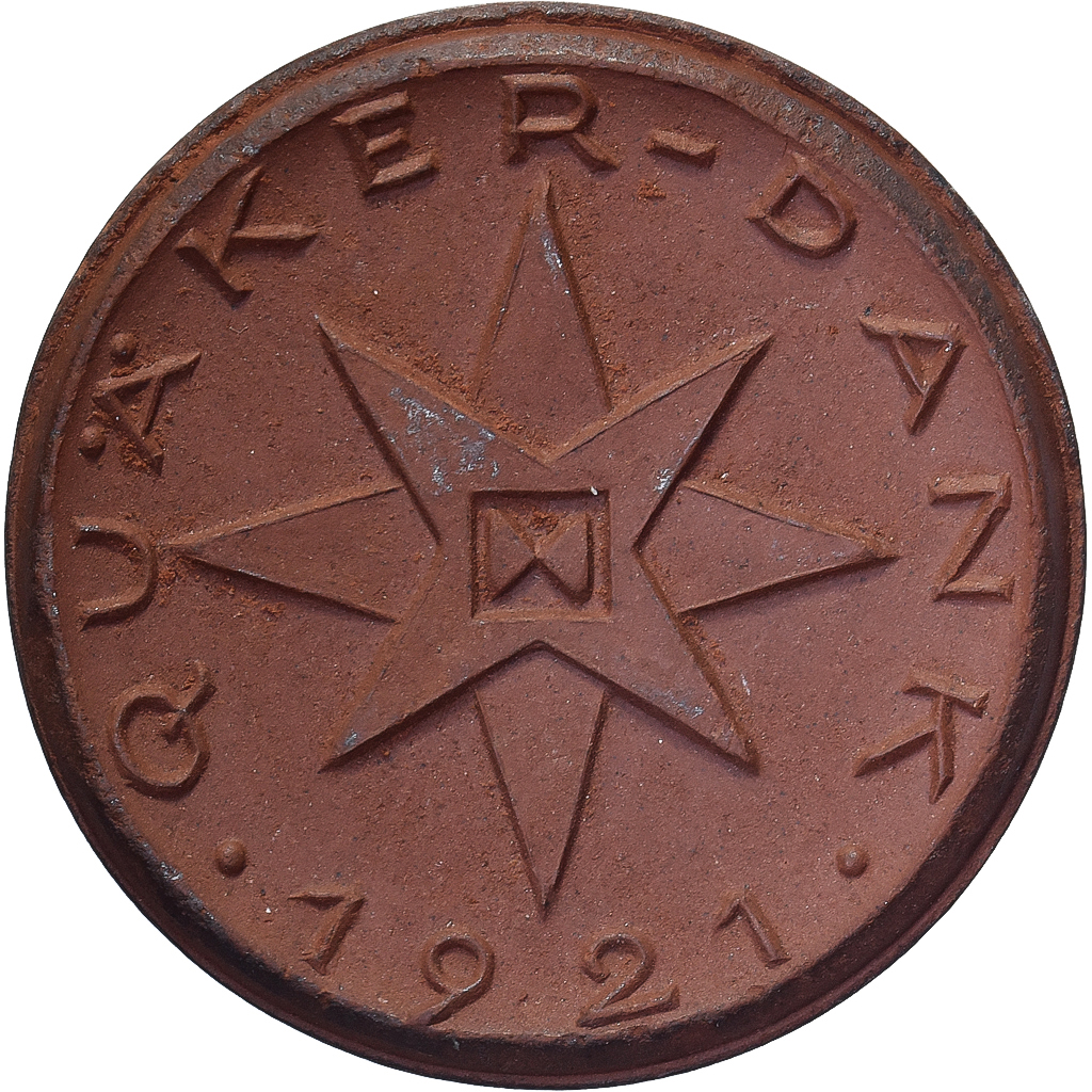 Weimar Republic, Stadt Gotha, 50 Pfennig, 1921, , Porcelain