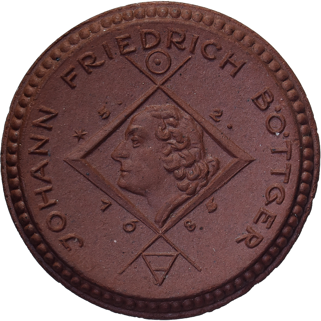 Weimar Republic, Stadt Schleiz, 50 Pfennig, 1922, , Porcelain