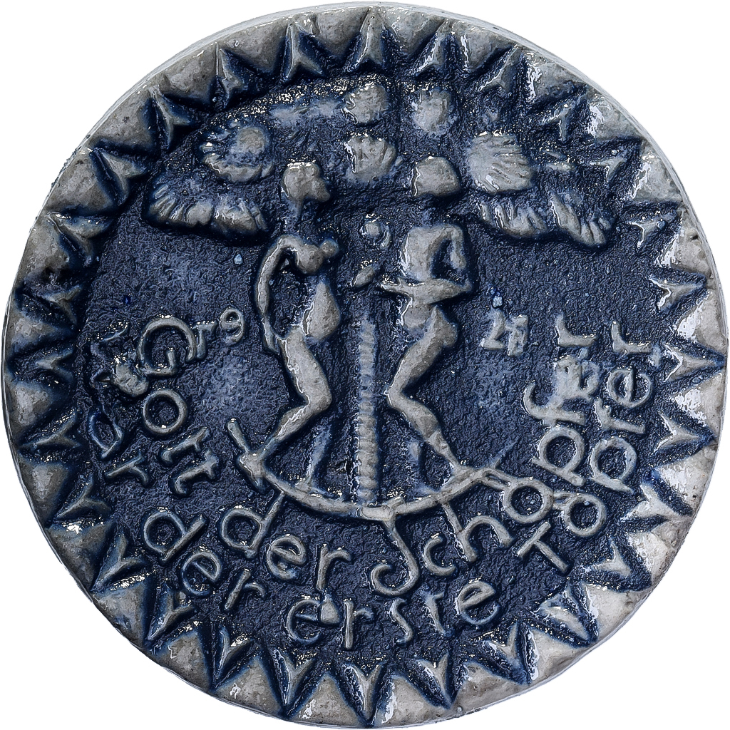 Weimar Republic, Municipality of Höhr, 75 Pfennig, 1921, MS(63), Porcelain