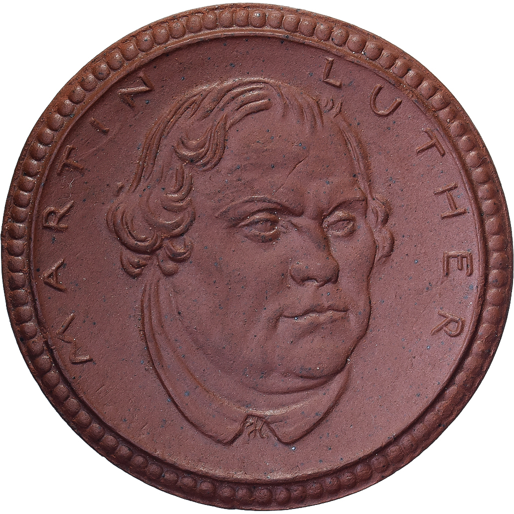 Weimar Republic, Stadt Eisenach, 1 Mark, 1921, , Porcelain