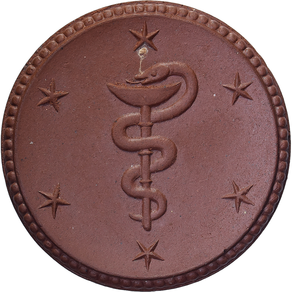 Weimar Republic, Municipality of Weixdorf, 1 Mark, 1921, , Porcelain