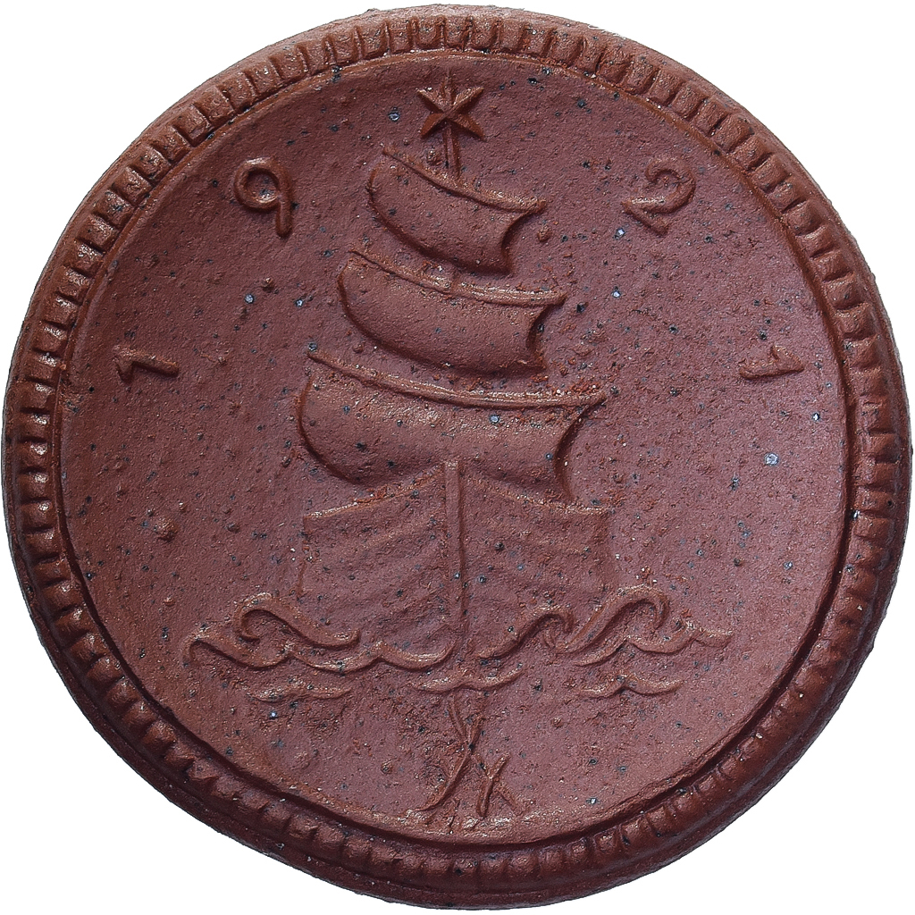 Weimar Republic, Federal state of Saxony, 1 Mark, 1921, , Porcelain