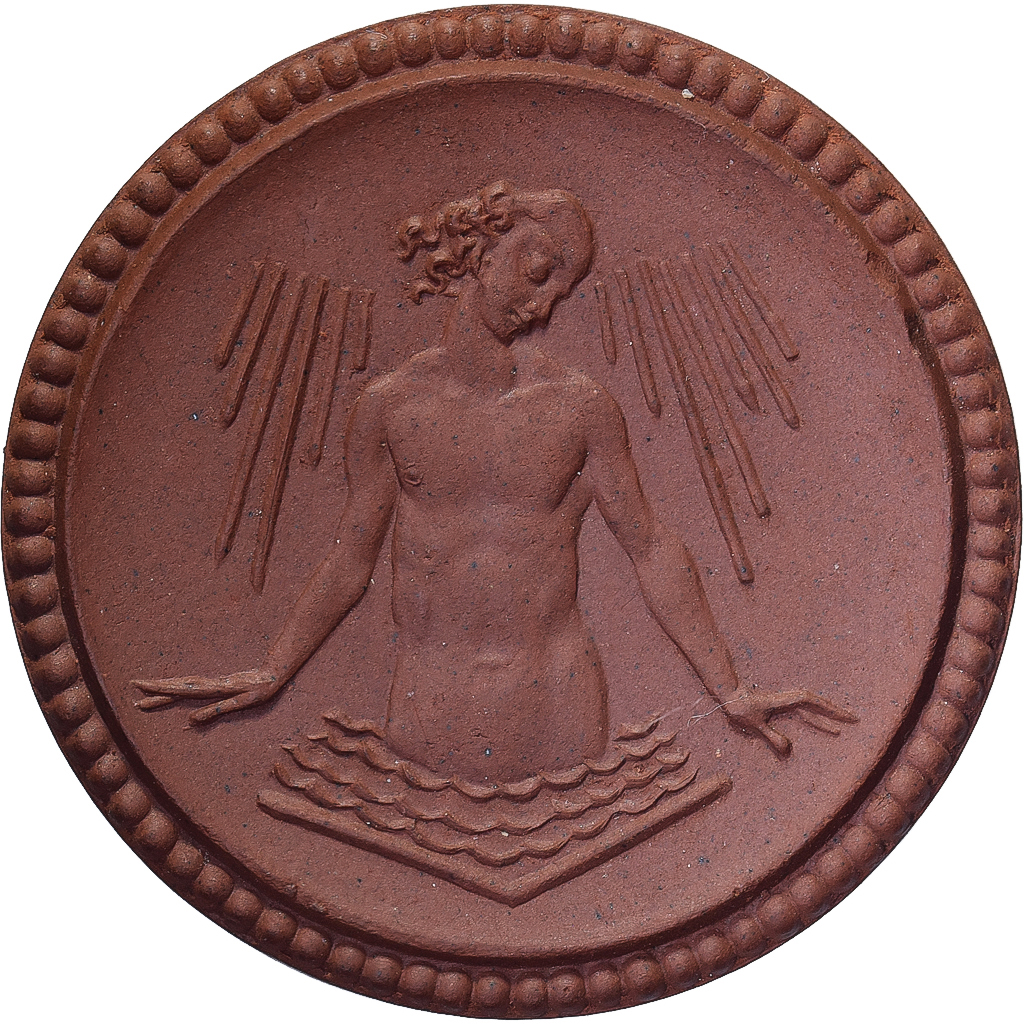 Weimar Republic, Municipality of Weixdorf, 2 Mark, 1921, , Porcelain