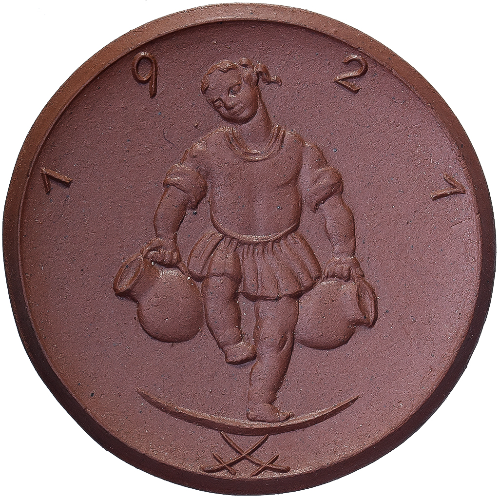 Weimar Republic, Stadt Kitzingen, 3 Mark, 1921, , Porcelain