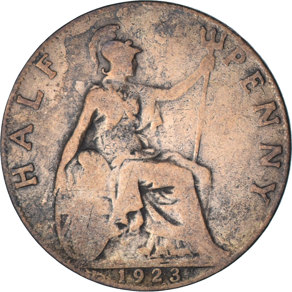 Great Britain, 1/2 Penny, 1923
