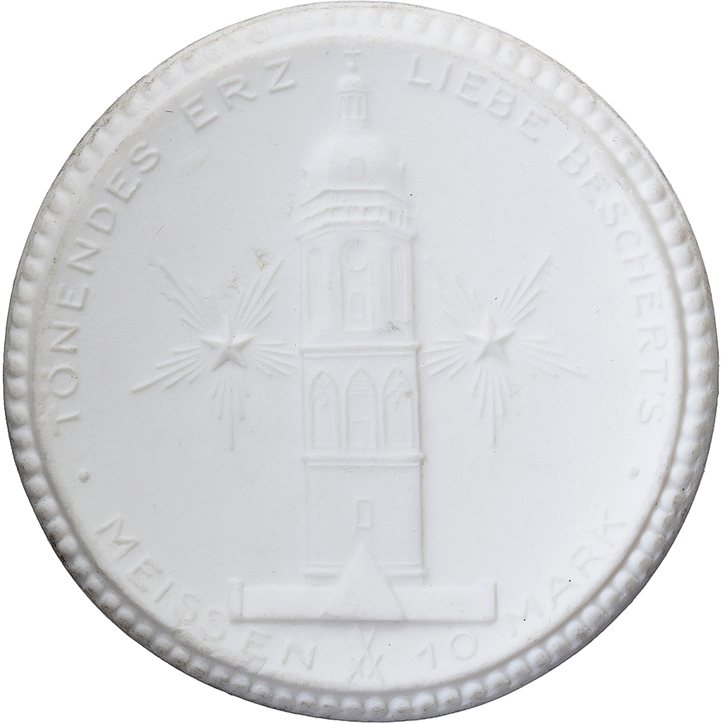 Weimar Republic, Stadt Meissen, 10 Mark, 1921, , Porcelain