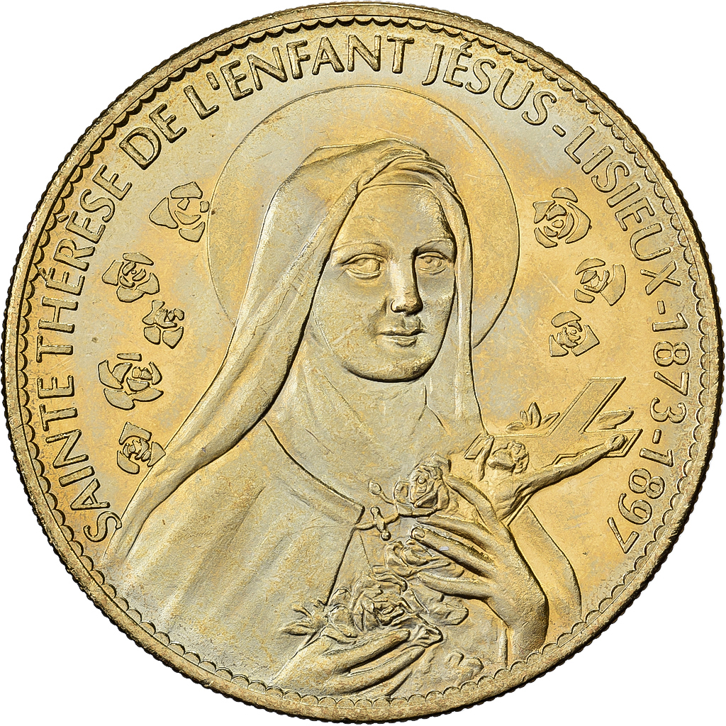 France, Medal, Sainte Thérèse de l'Enfant Jésus, 2012