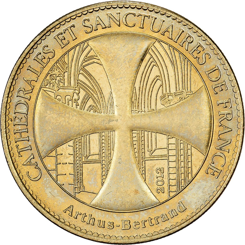 France, Medal, Sainte Thérèse de l'Enfant Jésus, 2012