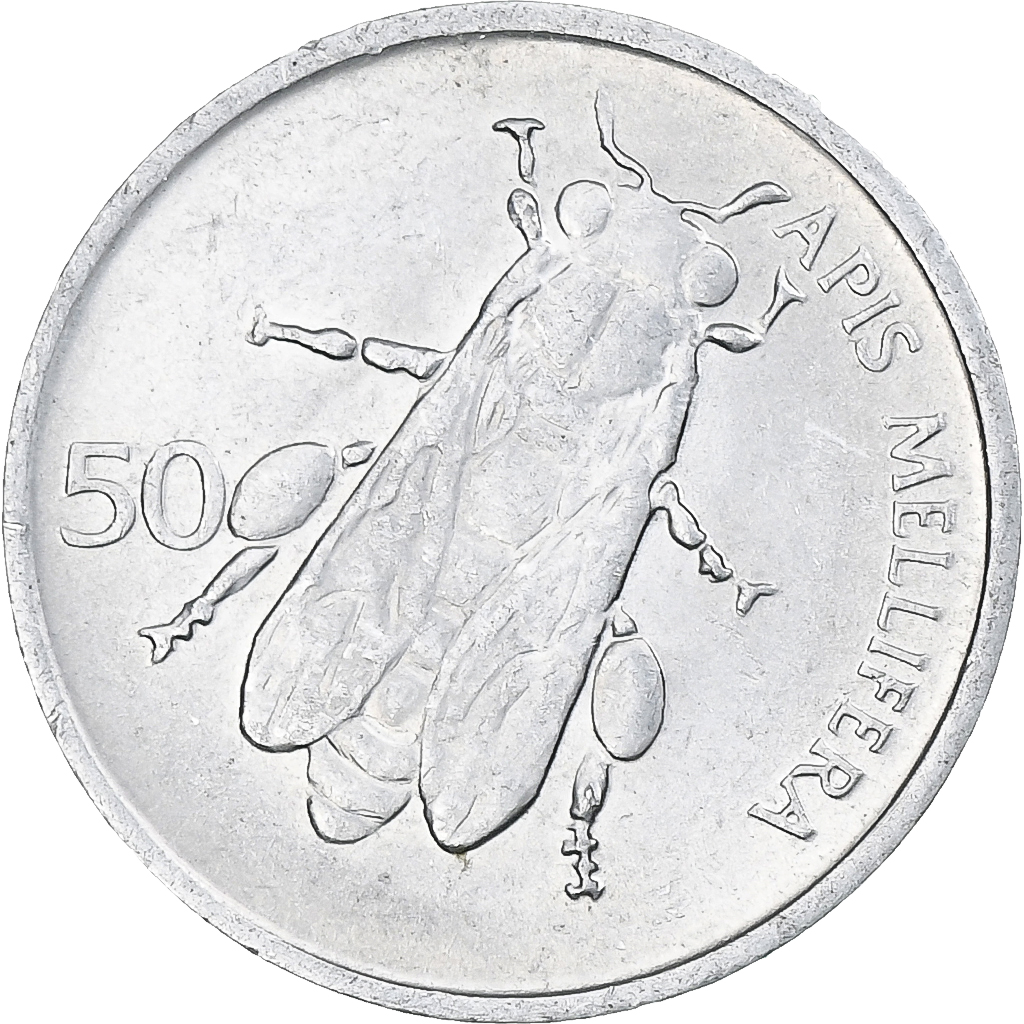 Slovenia, 50 Stotinov, 1993