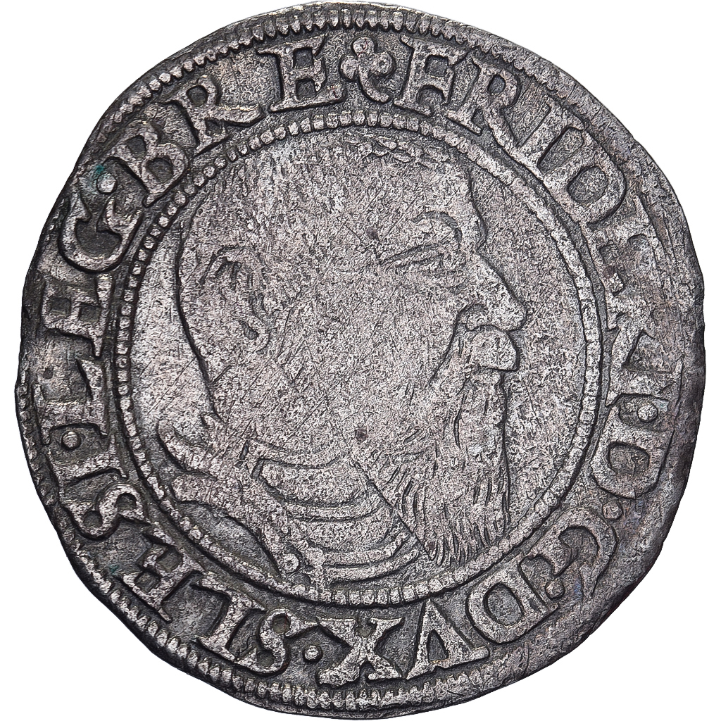Duchy of Liegnitz-Brieg, Friedrich II, 1 Groschen, 1545, Brieg, Silver