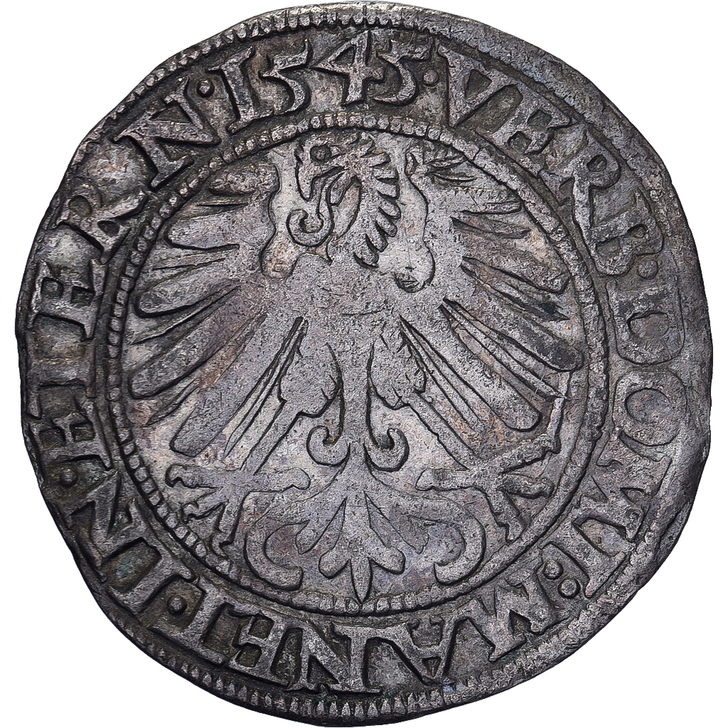 Duchy of Liegnitz-Brieg, Friedrich II, 1 Groschen, 1545, Brieg, Silver