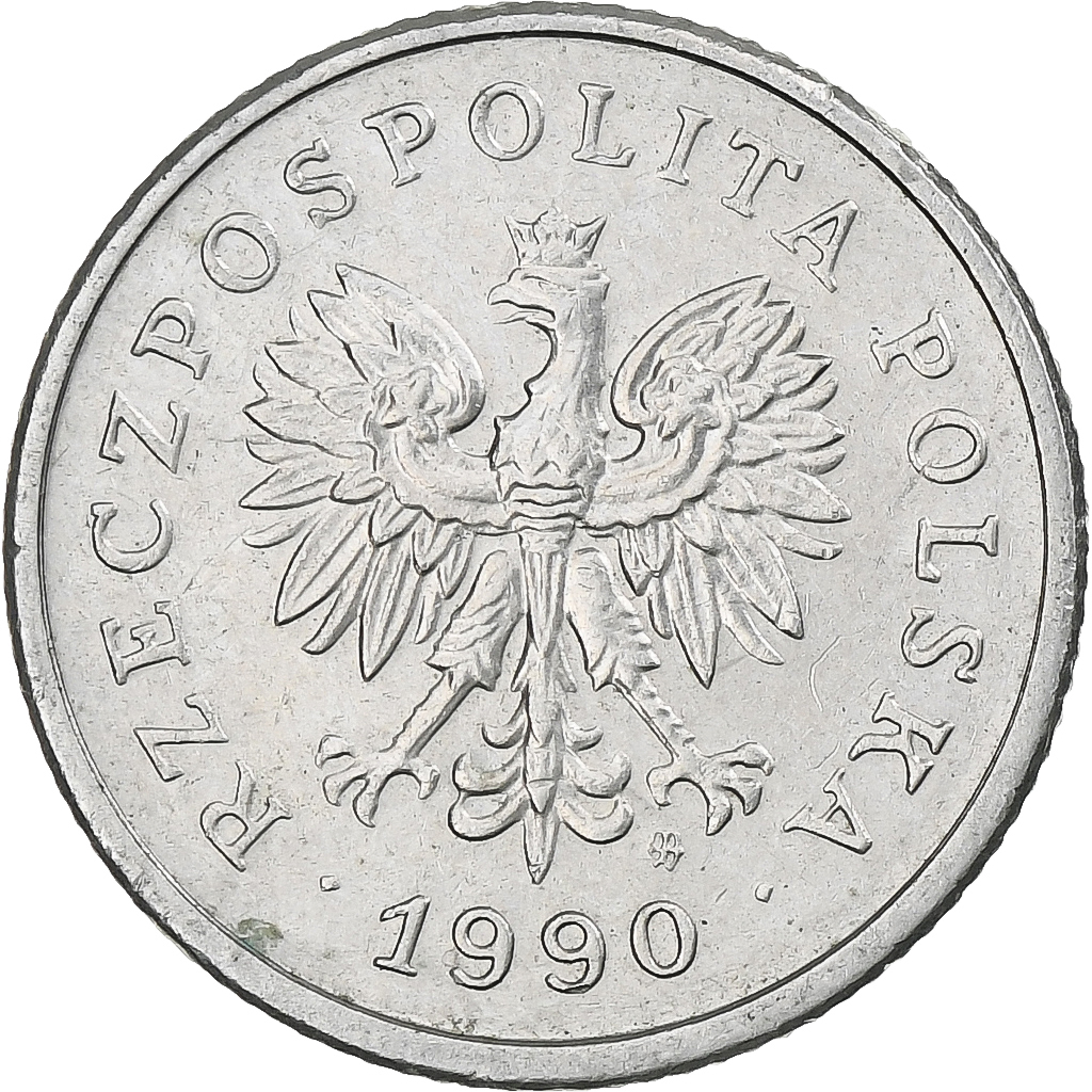 Poland, 20 Groszy, 1990