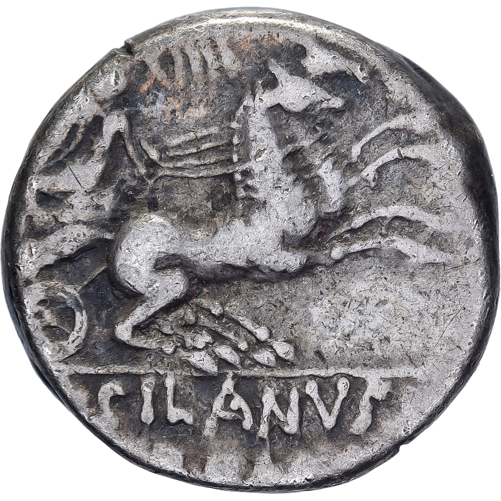 Junia, Denarius, 91 BC, Rome, Silver, , Crawford:337/3