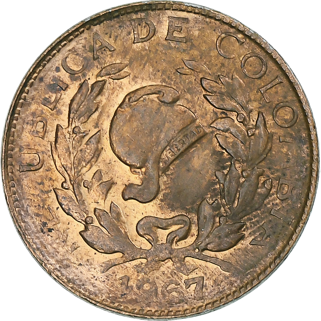 Colombia, Centavo, 1967