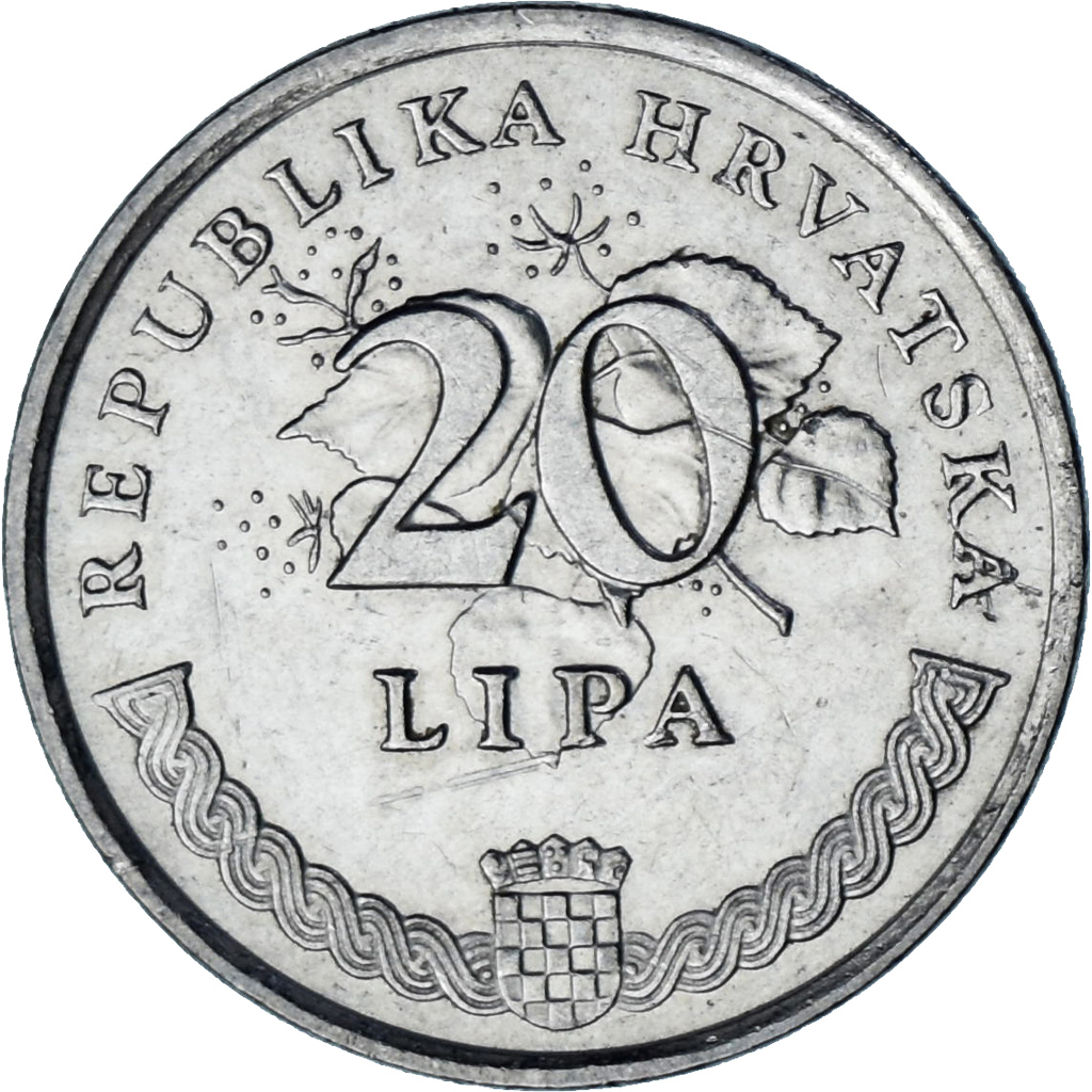 Kroatien, 20 Lipa, 1999