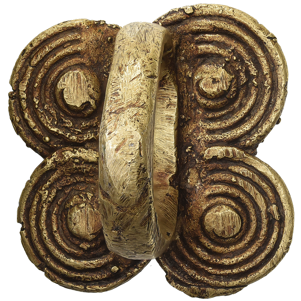 Ivory Coast, Ring coin, XVIIIth-XIXth Century, Brass, 