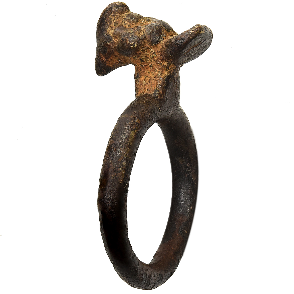 Ivory Coast, Ring coin, 18th-19th Centuries, Bronze, 