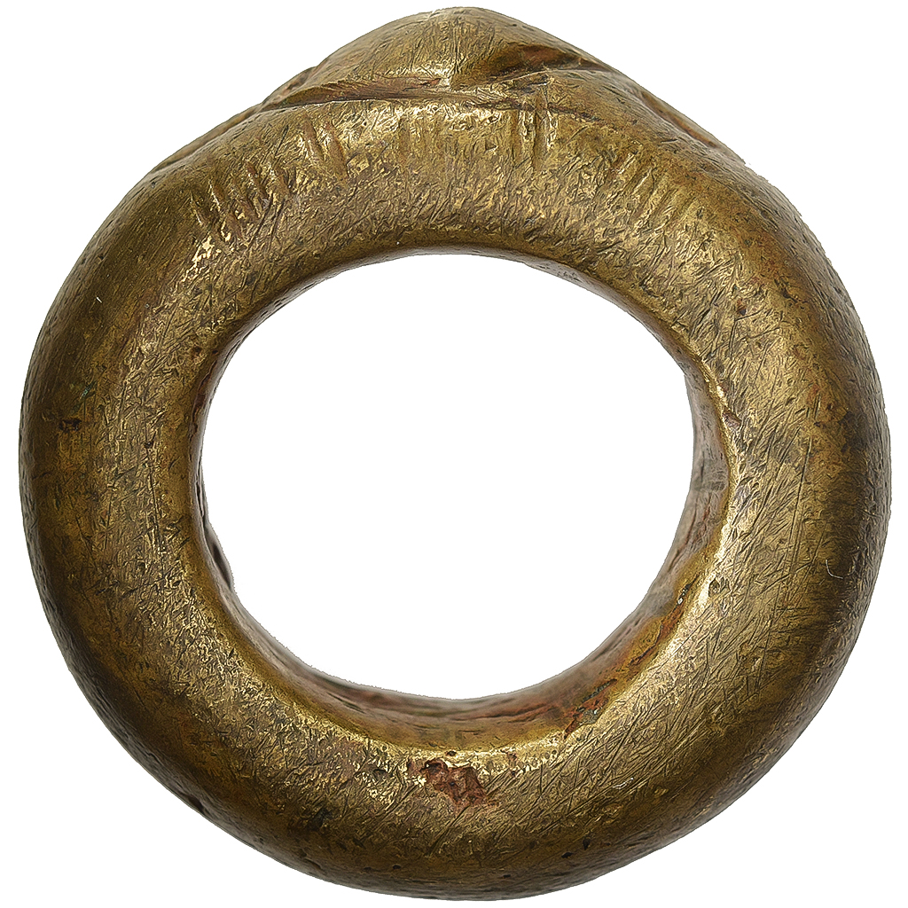 Ivory Coast, Ring coin, 18th-19th Centuries, Bronze, 