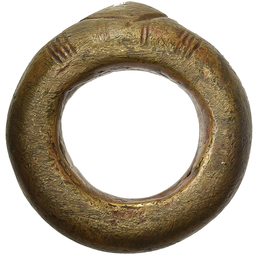Ivory Coast, Ring coin, 18th-19th Centuries, Bronze, 