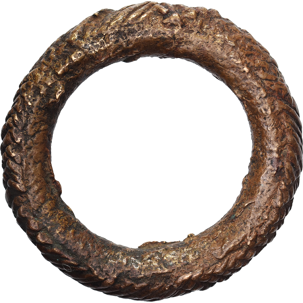 Nigeria?, Ring Money, 19th Century, Brass, 