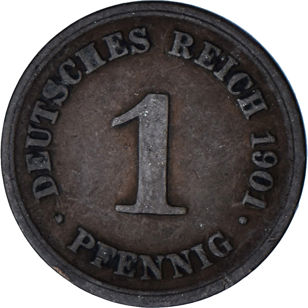 Germany, Pfennig, 1901