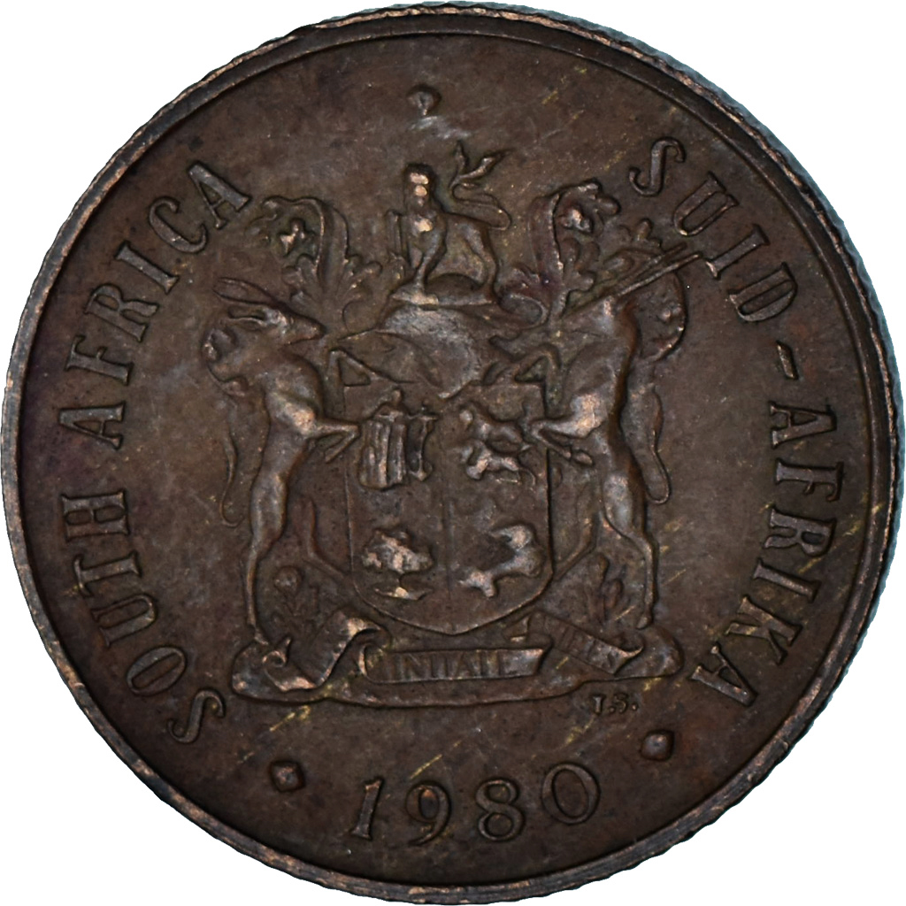 South Africa, 2 Cents, 1980