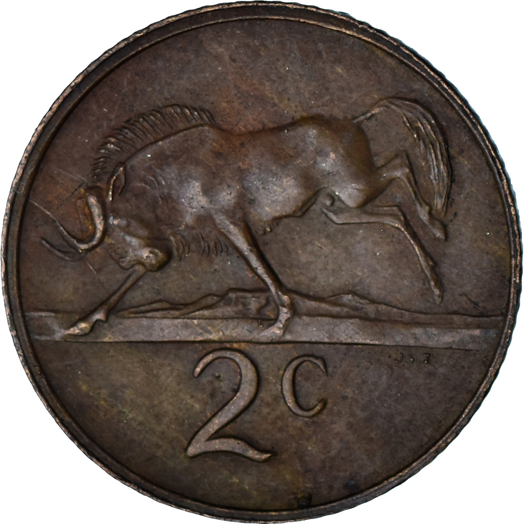 South Africa, 2 Cents, 1980